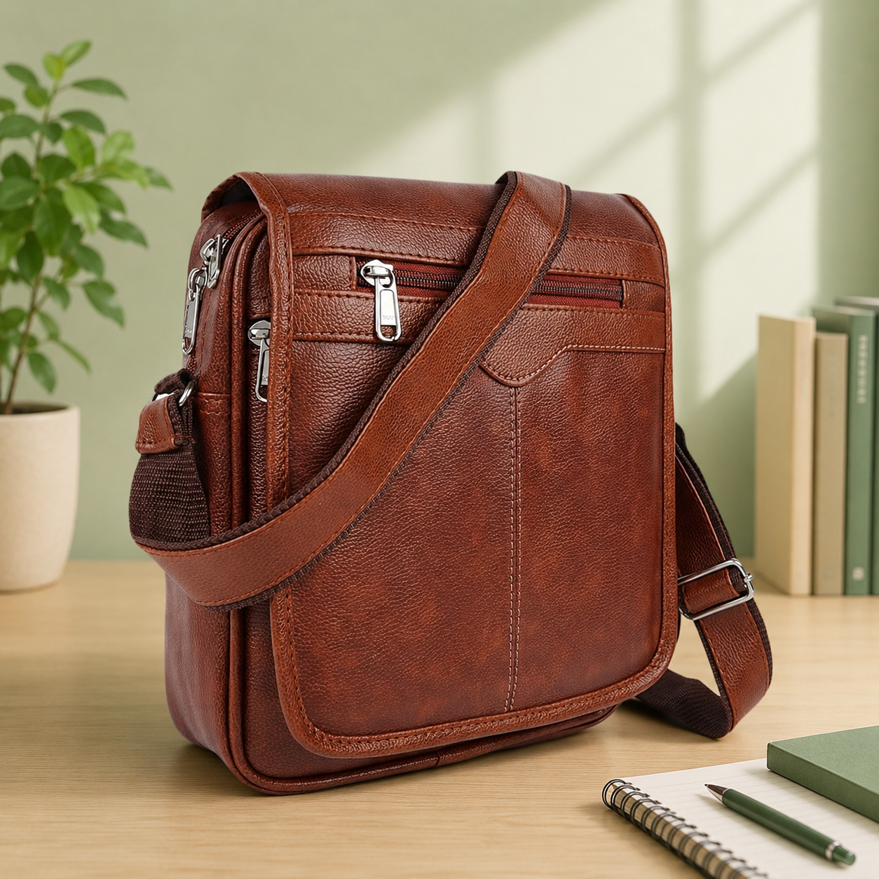 Executive Flap Crossbody Bag